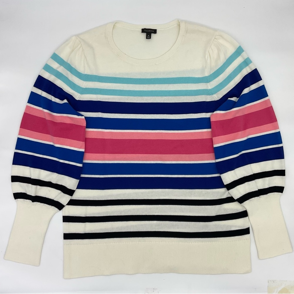 Never Worn!  NWOT Talbots Stripe Pullover Sweater
